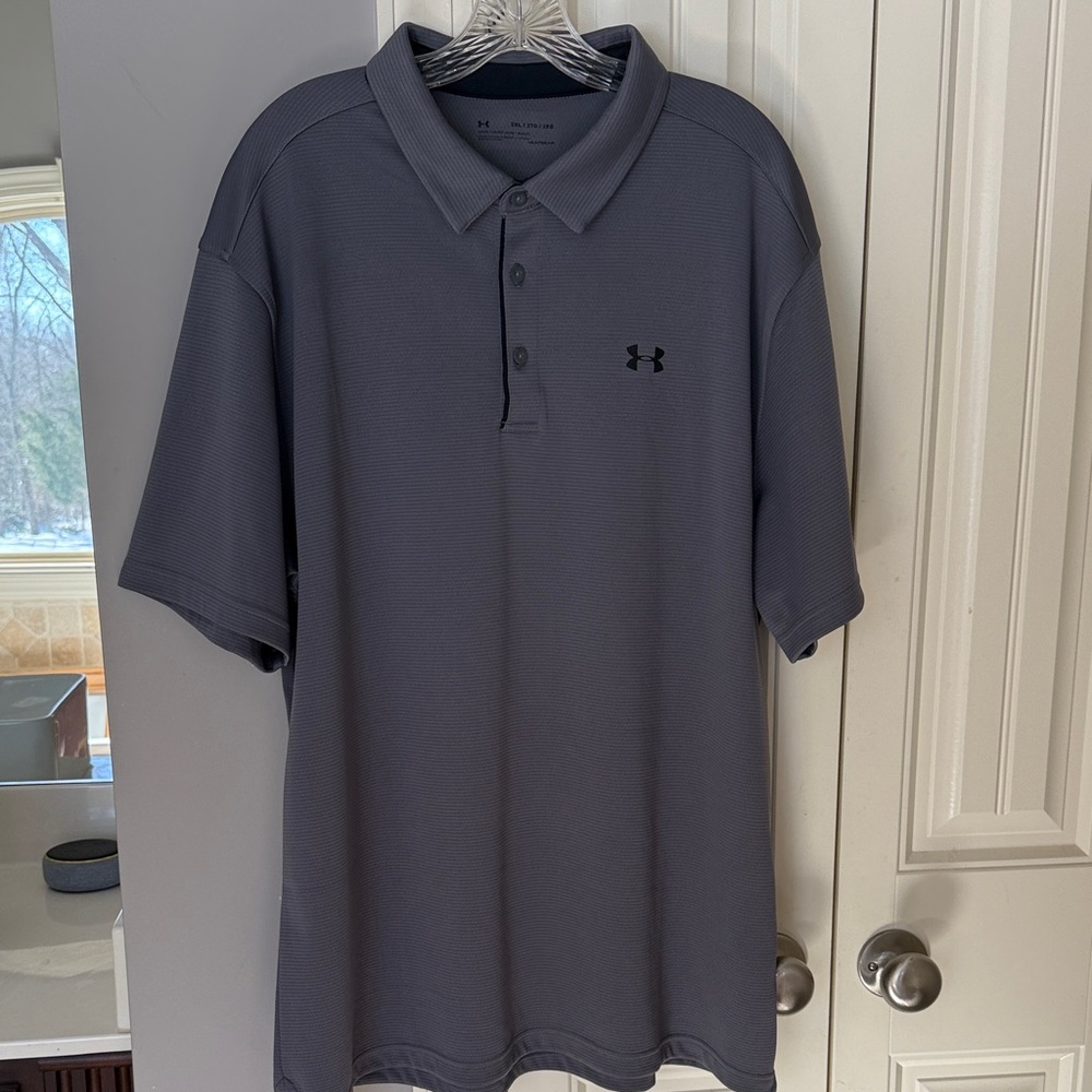 Under Armour Men's Charcoal Polo Shirt